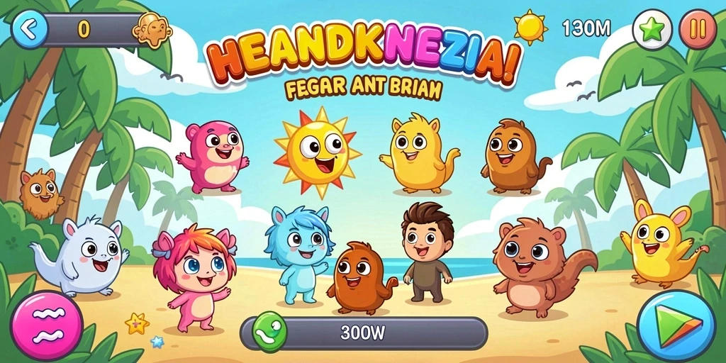 Tangkapan layar menampilkan pertarungan epik melawan monster.