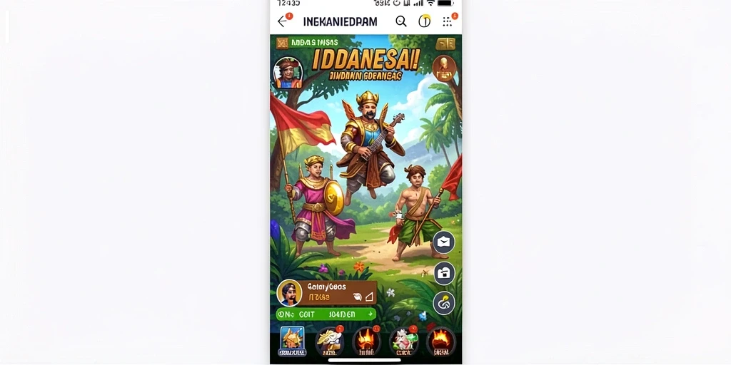 Tangkapan layar menampilkan grafik yang memukau dan gameplay yang seru.