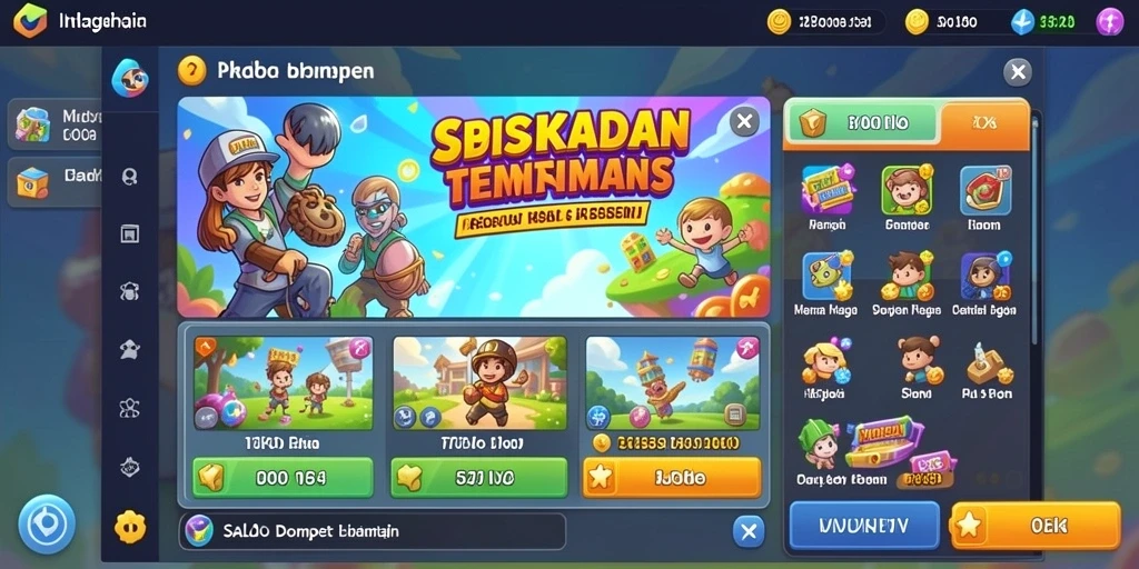 Tampilan utama ESHATOTO yang menarik dan mudah dinavigasi.