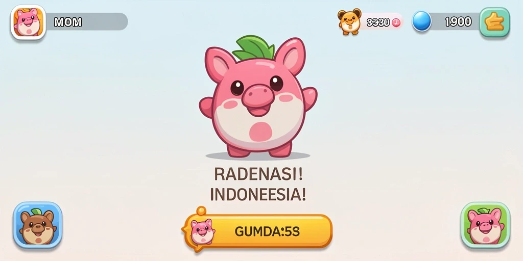 Tampilan permainan slot yang menarik dan modern.