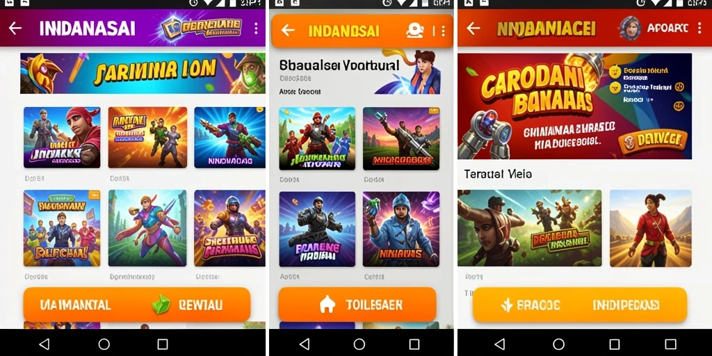 Tampilan utama aplikasi JEKPOT88 dengan berbagai pilihan permainan.