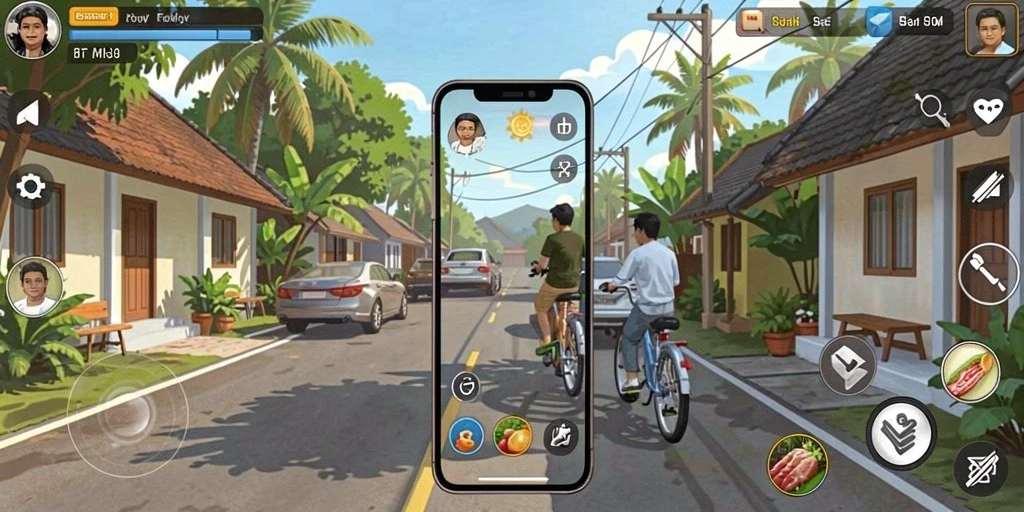 Tampilan antarmuka aplikasi yang menarik.