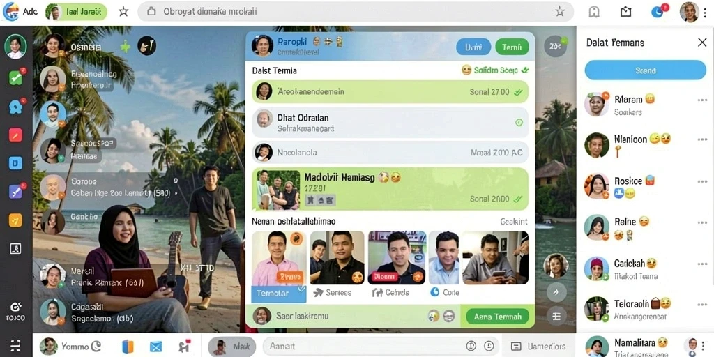 Tampilan antarmuka yang bersih dan user-friendly.