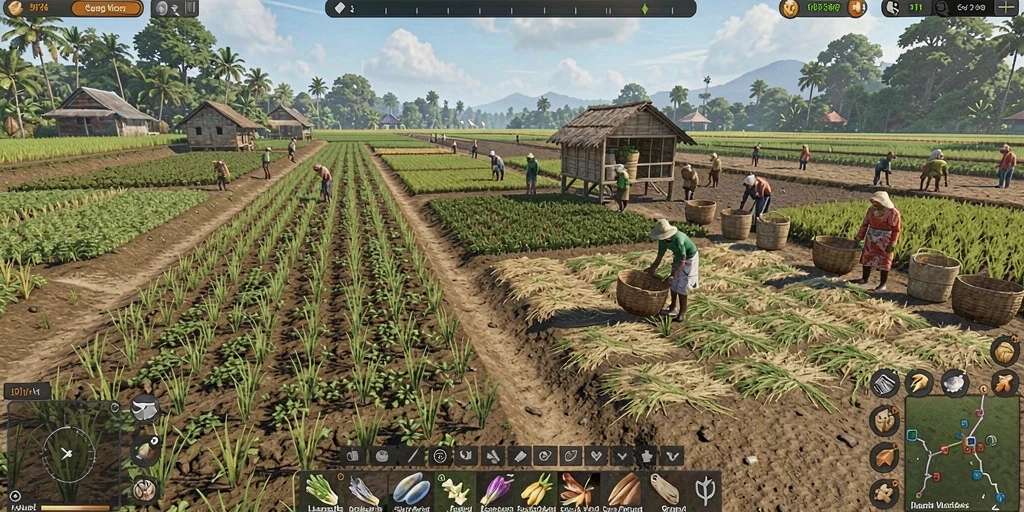 Screenshot menampilkan antarmuka permainan yang menarik.
