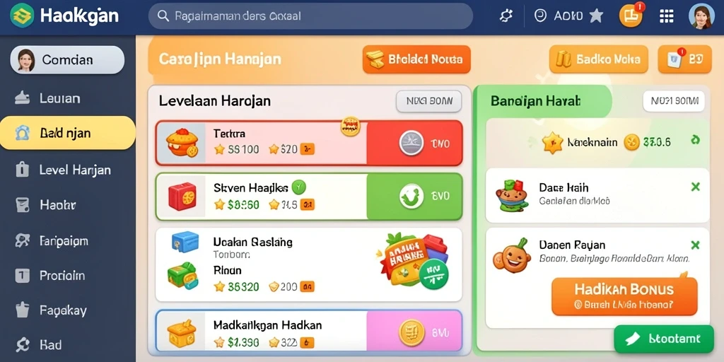 Tampilan antarmuka yang user-friendly dan modern.