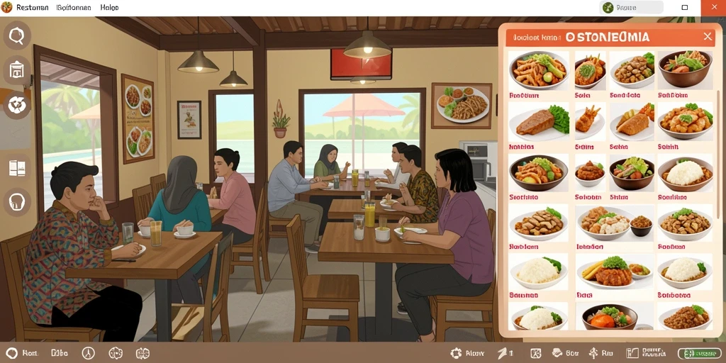 Tampilan antarmuka aplikasi yang modern.