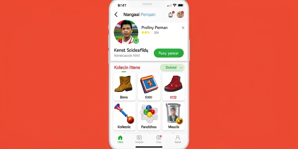 Tampilan antarmuka pengguna yang modern dan menarik.