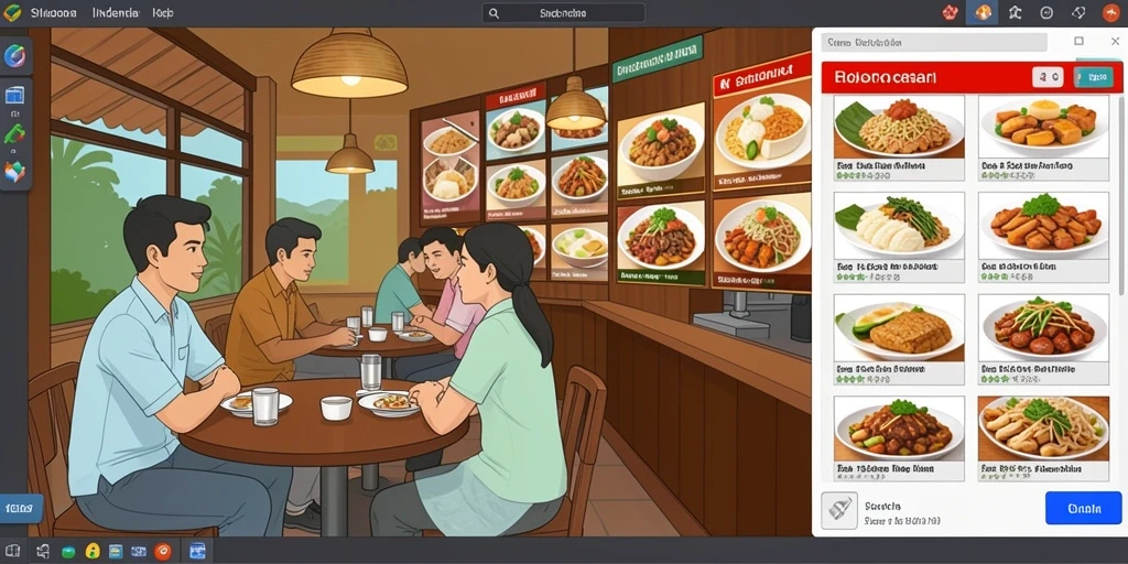 Tampilan menu awal yang menarik dengan grafis memukau.